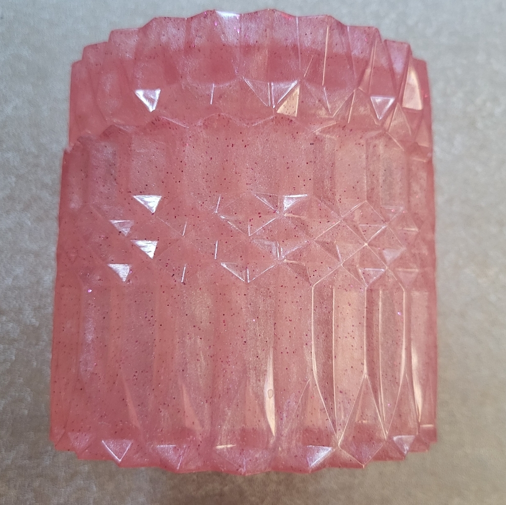 Handcrafted Epoxy Resin Barbie Pink Storage Box Jewelry Box